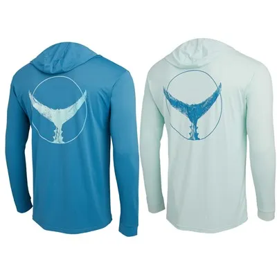 ذيول حتى قميص الصيد مقنعين