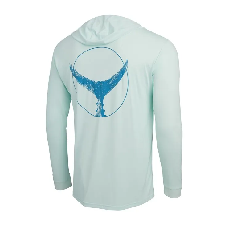 Tails Up Hooded Fishing Shirt